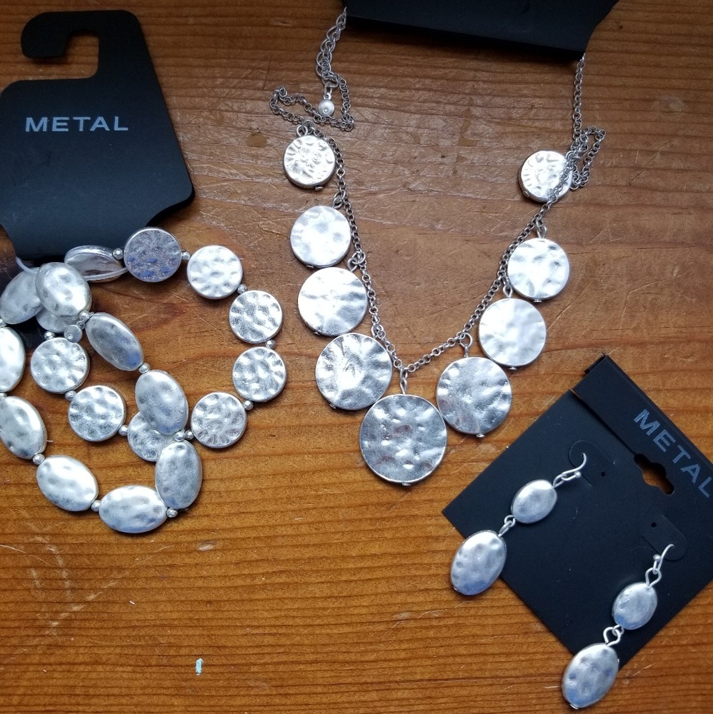 Jewelry Set (earrings, necklace, bracelets)